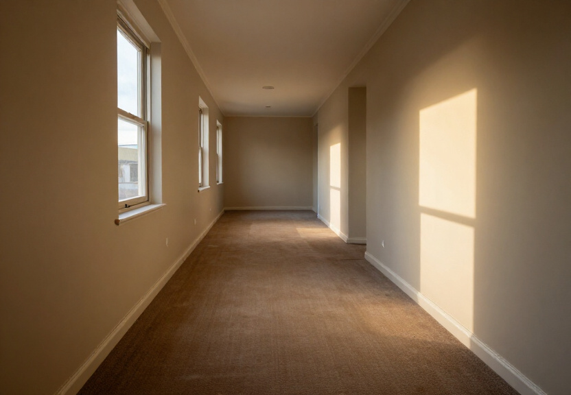 Same wall after professional structural drying in Regentville